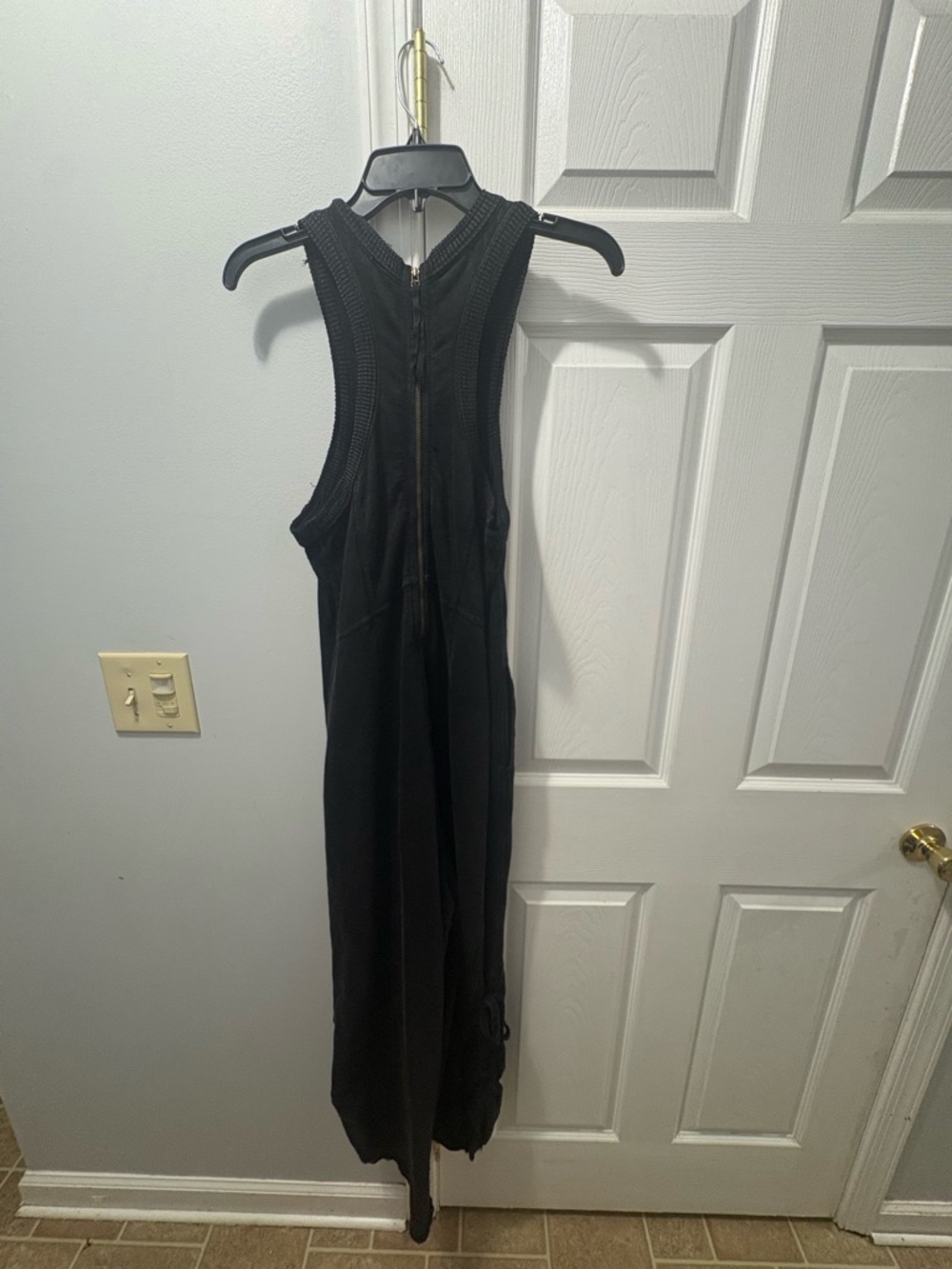 Daily Practice Anthropologie Horizon Wide Leg Knit Jumpsuit Black Size Small - Picture 4 of 8